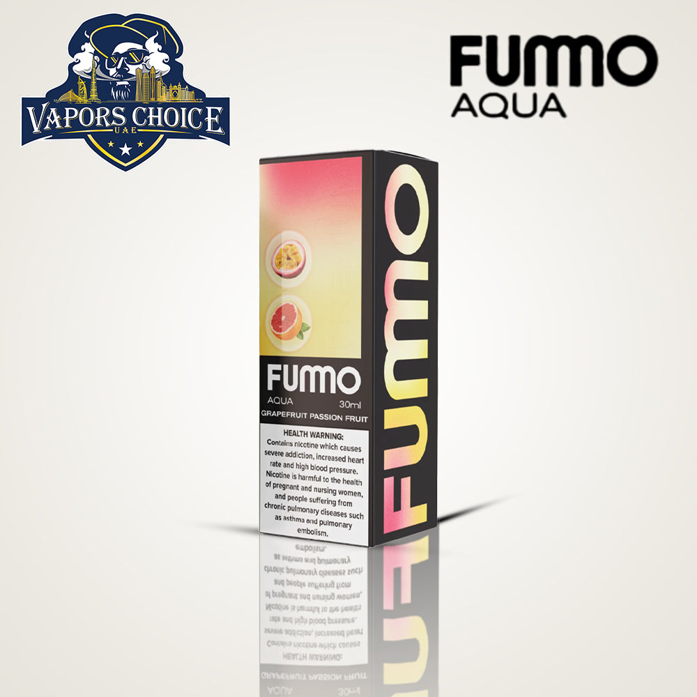 FUMMO AQUA  30ML SALTNIC 20MG Grapefruit Passion Fruit Al Sharjah
